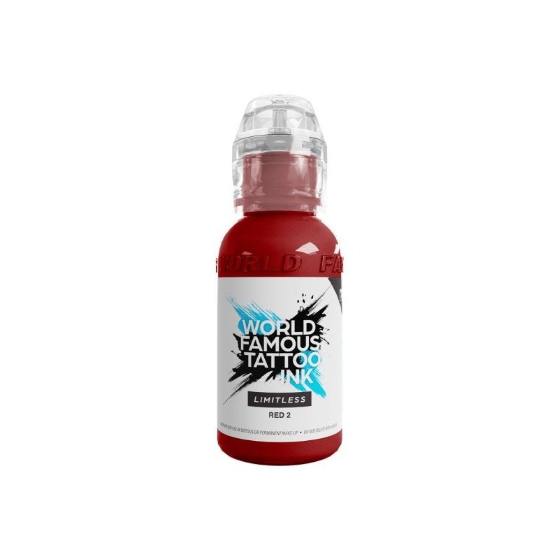 WORLD FAMOUS LIMITLESS TATTOO INK RED 2 30ml