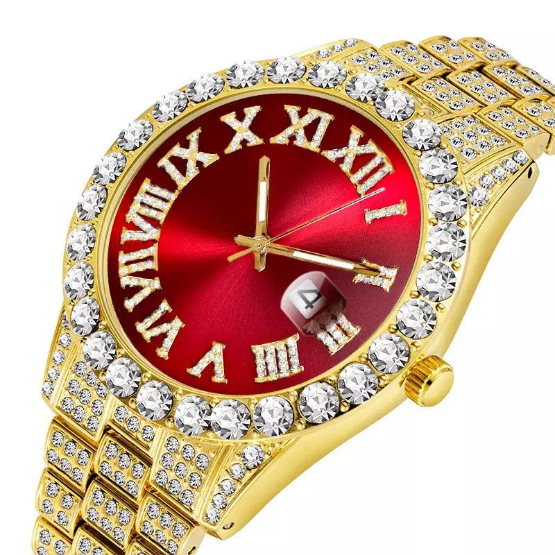 OROLOGIO PRESIDENTIAL ROSSO E ORO - immagine 2